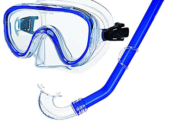 maschera sub da bambino con snorkel